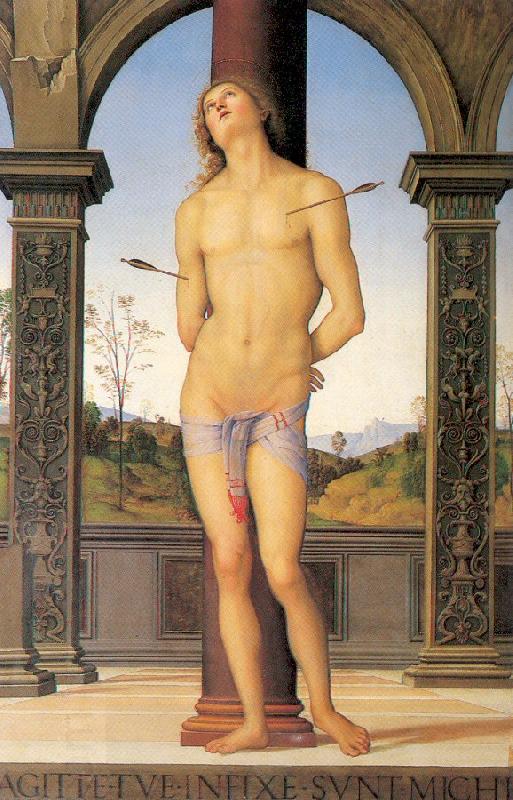 PERUGINO, Pietro Saint Sebastian China oil painting art